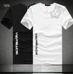 Versaath Sản phẩm sang trọng Đặt hàng thoải mái thoải mái có thể giao dịch ngắn tay áo ngắn T -Shirt 2 màu sắc