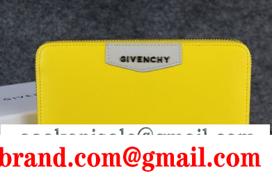 大人の雰囲気漂う長財布 givenchy ジバンシィ レディース ラウンドファスナーウォレット イエロー