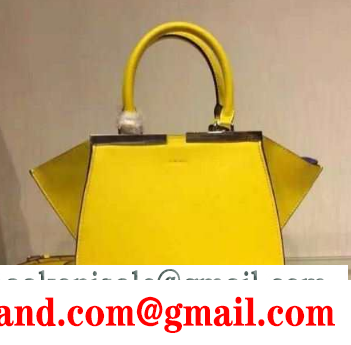 キュート fendi フェンデイ レディース ハンドバッグ ２wayバッグ ショルダー掛け イエロー
