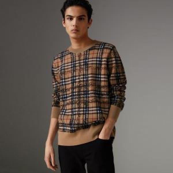 Vật phẩm mát mẻ Knitware Sản phẩm làm đẹp*Khó có được Burberry Burberry Tôi muốn nó với thiết kế phổ biến _ áo khoác parker Court