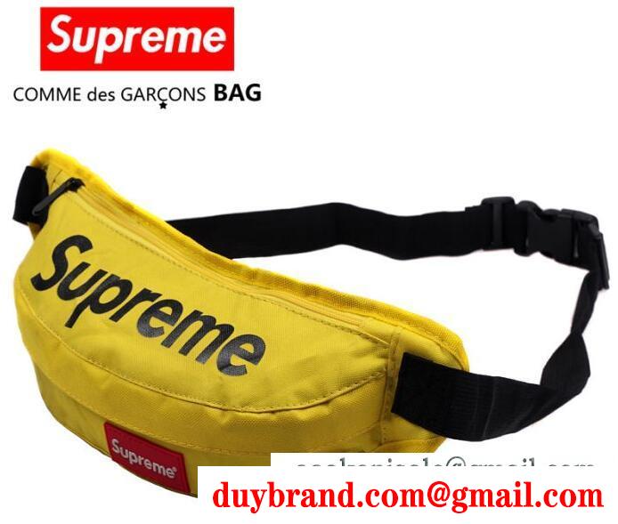 爆買い豊富なシュプリーム 通販、supremeの大特価の黄色い、黒い、深青い、赤色の4色メンズボディバッグ