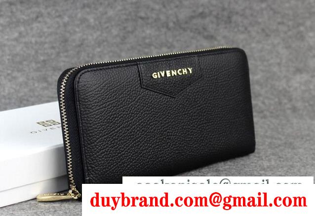 大人しい上品なジバンシィ、Givenchyの人気セール高品質のファスナー開閉式のメンズレディースロングウォレット