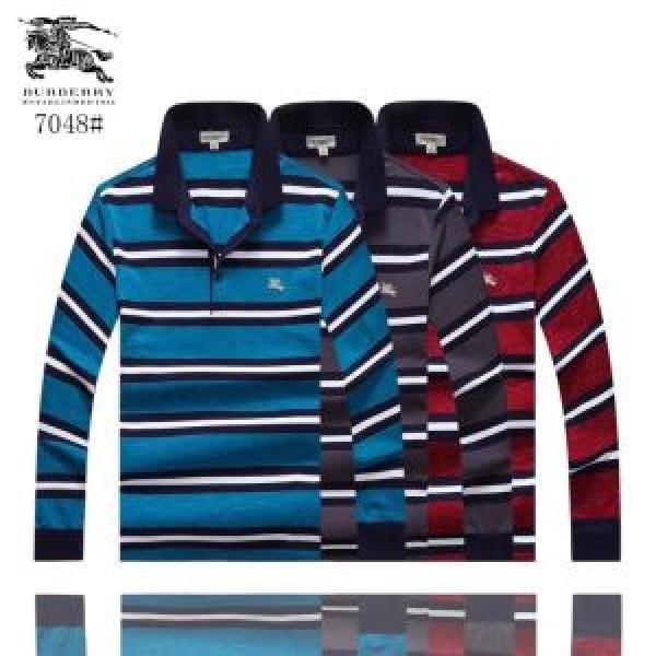 Burberry Burberry với cảm giác về thời trang mới sang trọng tay áo dài T -Shirt 3 Lựa chọn màu của năm nay