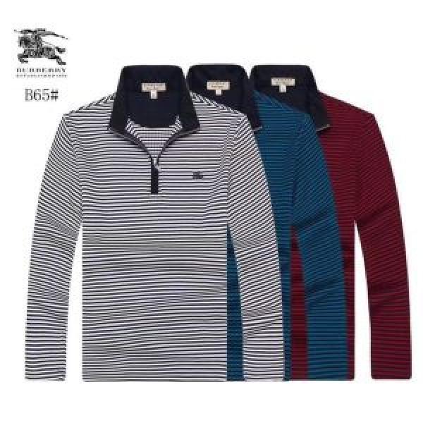 Đảm bảo chất lượng cổ điển Mùa mới Burberry Burberry Long Tay dài T -Shirt 3 Lựa chọn màu mùa thu và mùa đông siêu phổ biến công việc mới nhất _ Tay áo dài T -shirt _ Thời trang nam