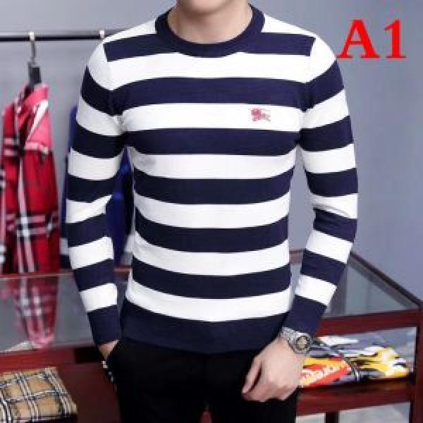 Mùa thu / mùa đông bán hàng phổ biến quần áo Burberry cổ điển Burberry Quần áo Burberry Innak Lou Neck Botor Mô hình nước dài tay áo 2 màu chọn _ áo khoác áo khoác áo khoác parker