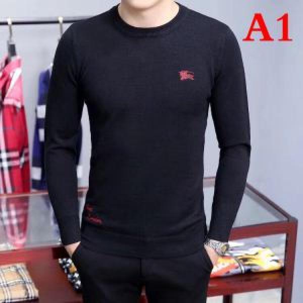 Burberry Burberry nam phi hành đoàn cổ những thứ bình thường đã thấy 2 màu sắc lựa chọn màu / mùa đông giới hạn bán hàng New_ Court Court