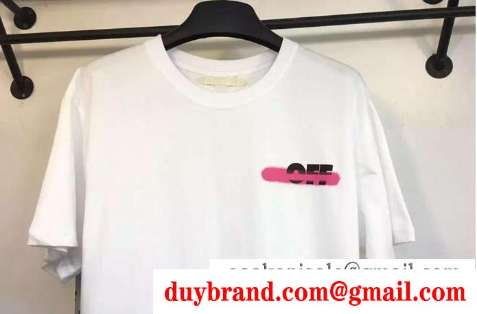 品質保証正規保証のオフホワイト、Off-Whiteの人気セール低価の白い半袖Tシャツ
