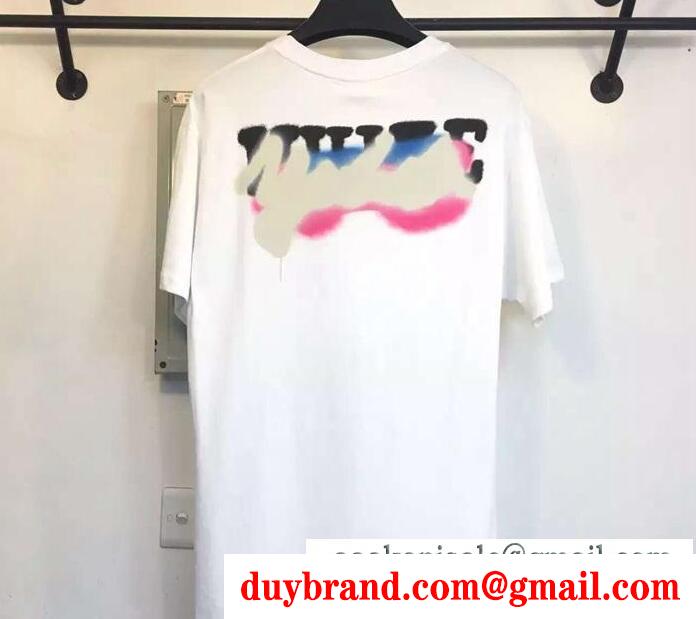 品質保証正規保証のオフホワイト、Off-Whiteの人気セール低価の白い半袖Tシャツ