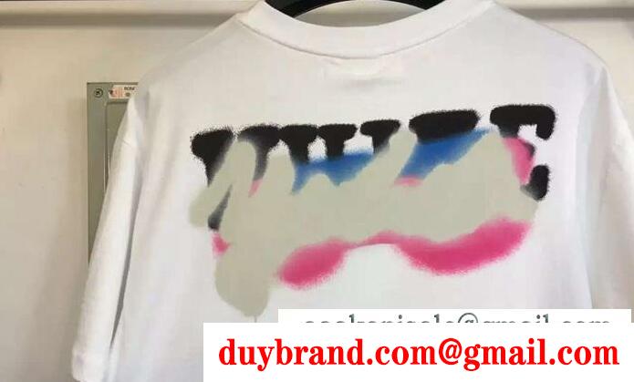 品質保証正規保証のオフホワイト、Off-Whiteの人気セール低価の白い半袖Tシャツ