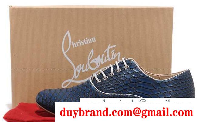 新作入荷格安のクリスチャンルブタン、Christian louboutinの正規品取扱店のメンズ半袖ビジネスシューズ
