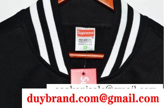 高品質なシュプリーム、 supremeの最安値定番の黒いメンズ長袖ジャケット