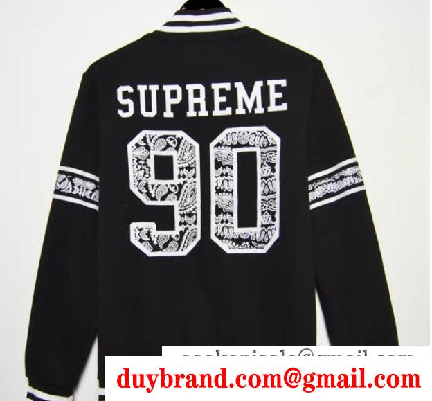 高品質なシュプリーム、 supremeの最安値定番の黒いメンズ長袖ジャケット