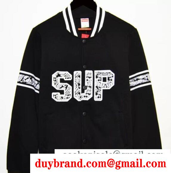 高品質なシュプリーム、 supremeの最安値定番の黒いメンズ長袖ジャケット