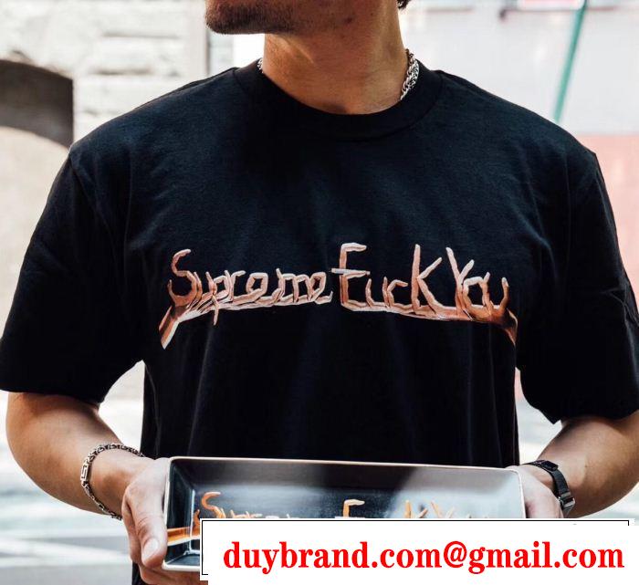 １着は持つべきシュプリーム 18ＳＳ美品SUPREME Tシャツ/半袖 2色選択可 Supreme Fuck You Tee