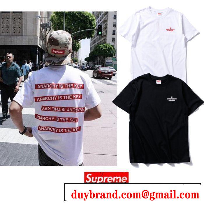 シュプリーム 目前の注目ブランドSUPREME Tシャツ/半袖 2色選択可 現代的な印象