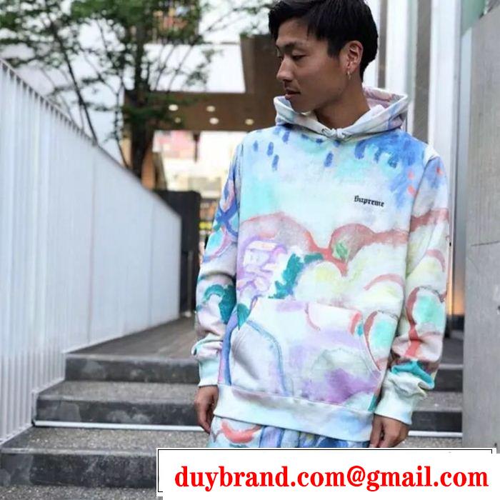  期間限定SALE18AW Supreme Landscape Hooded Sweatshirt パーカーオシャレを満喫できる