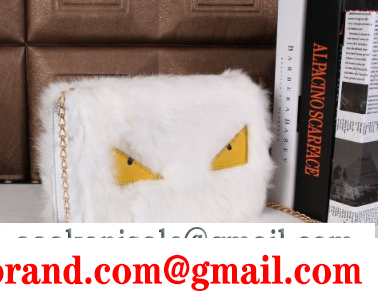 ふわふわ美品 fendi フェンデイ レディース bag bugs ショルダーバッグ チェーンストラップ