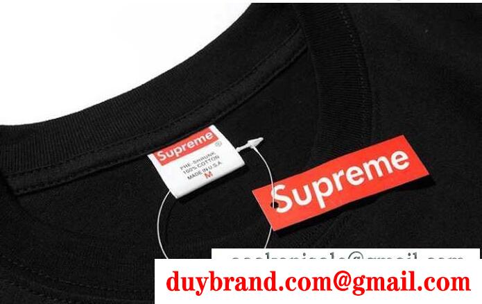 大人らしいsupreme tシャツ 偽物、シュプリームのお買い得な白と黒のメンズ半袖tシャツ