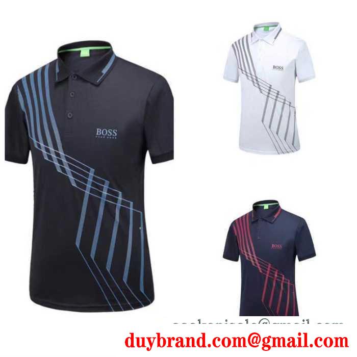 3色可選 17春夏 ヒューゴボス hugo boss 上品上質 半袖tシャツ