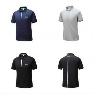 Ngắn -Sleeved t -shirt 4 -Color Lựa chọn 17 Mùa xuân / Mùa hè Hugobos Hugo Boss Tiện nghi tốt nhất