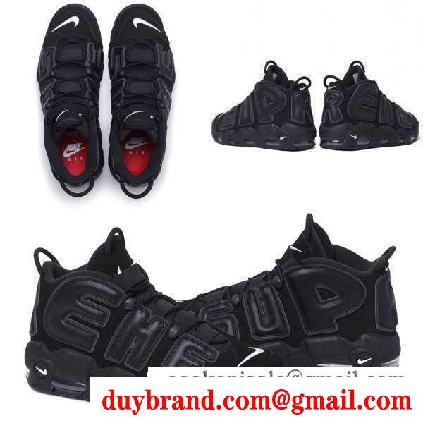 履き心地いい シュプリーム 通販 偽物スニーカーsupreme x nike air more uptempo スニーカーシューズ3色可選