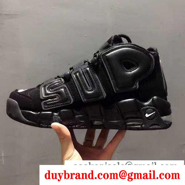 履き心地いい シュプリーム 通販 偽物スニーカーsupreme x nike air more uptempo スニーカーシューズ3色可選