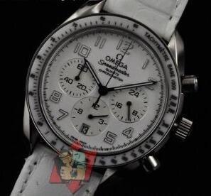 Đồng hồ Omega Ladies có chức năng lịch Omega Speed ​​Master Limited / Model kỷ niệm Pin Không thay thế Phụ nữ da trắng Đồng hồ _ Omega Omega_ Thương hiệu giá rẻ (lớn nhất )