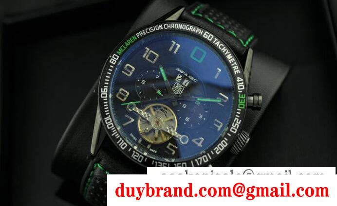 ブルー文字盤のタグホイヤー 偽物 アクアレーサー tag heuer 黒い革ベルトのメンズ腕時計