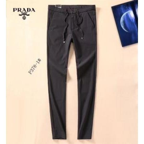 Quần Prada Prada Skinny nam Bottom Slack Slim Slim Long Quần Solid Màu sắc 2 Màu sắc mùa đông Chất lượng mùa đông Đảm bảo mới _ Thương hiệu Jeans _ Thời trang nam