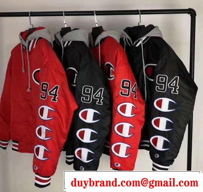 3色可選 Supreme X Champion Jacket 18FW 秋のお出かけに最適 今季爆発的な人気 SUPREME シュプリーム