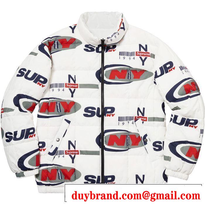 Supreme 18FW NY Reversible Puffy Jacket SUPREME シュプリーム 秋のお出かけに最適 2色可選 超定番人気