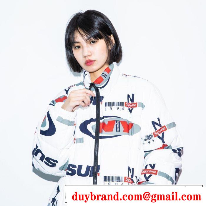 Supreme 18FW NY Reversible Puffy Jacket SUPREME シュプリーム 秋のお出かけに最適 2色可選 超定番人気