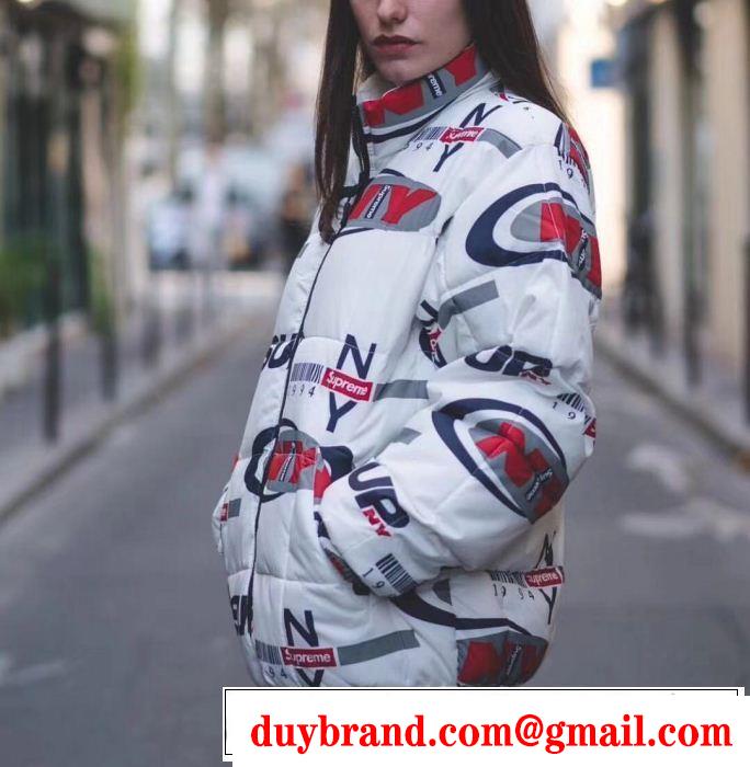 Supreme 18FW NY Reversible Puffy Jacket SUPREME シュプリーム 秋のお出かけに最適 2色可選 超定番人気