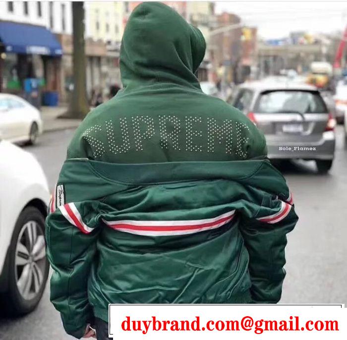 秋のお出かけに最適  SUPREME シュプリーム 2色可選 Supreme 18SS Reflective Stripe Jacket 現代的な印象