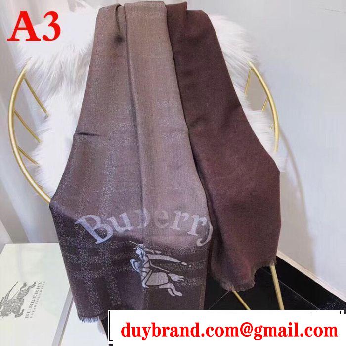 ロングマフラー 3色可選 18新品*最安値保証 バーバリー BURBERRY あったか発熱