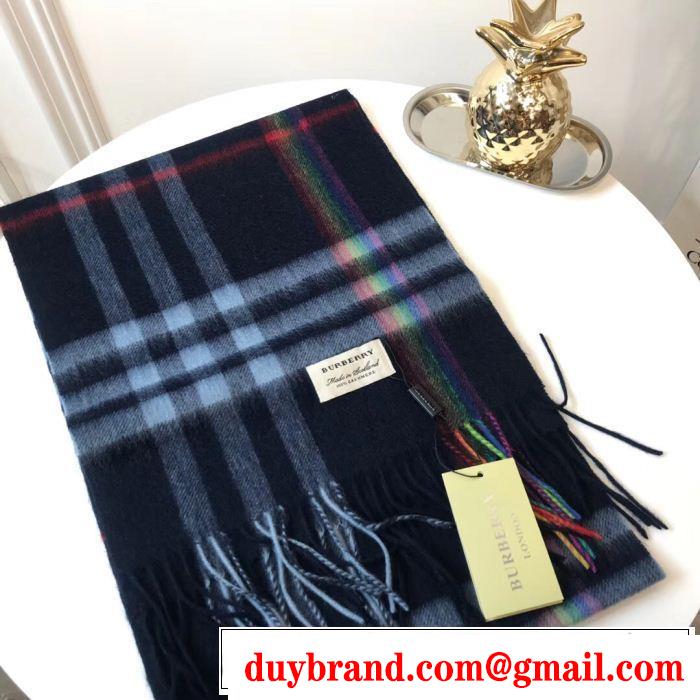 新季度 3色可選 人目を引く存在感 バーバリー 海外先行発売！BURBERRY ロングマフラー