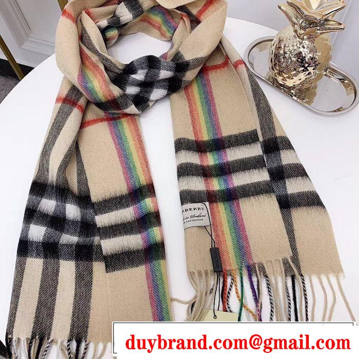 新季度 3色可選 人目を引く存在感 バーバリー 海外先行発売！BURBERRY ロングマフラー
