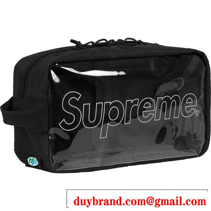SUPREME シュプリーム SUPREME 18FW UTILITY BAG 化粧ポーチ 2色可選 秋季超人気アイテム