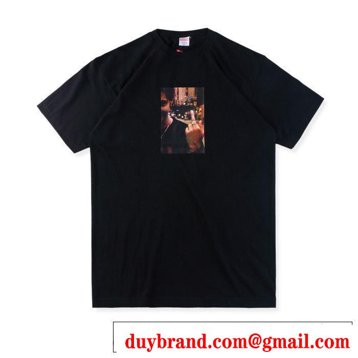 SUPREME シュプリーム 2色可選 Supreme blessed dvd tee 18FW 定番品質保証 今季爆発的な人気 半袖Tシャツ