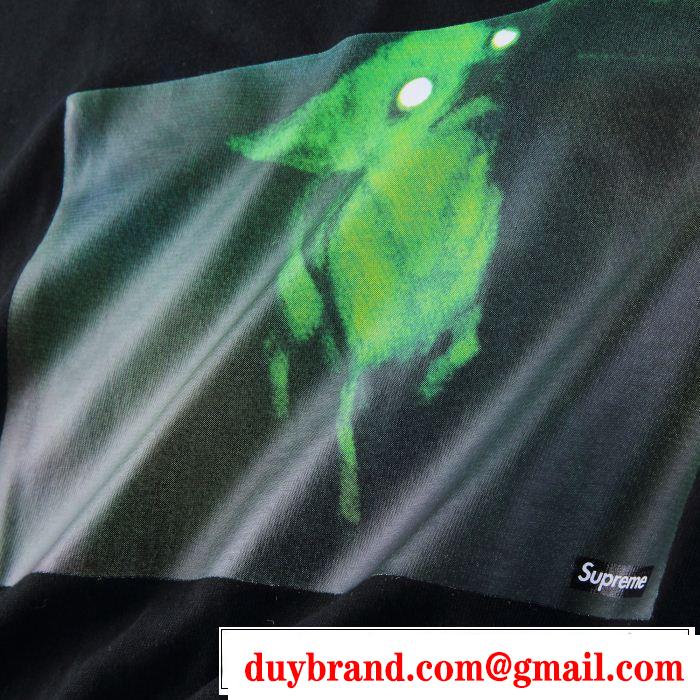 秋冬超人気の最新作 SUPREME シュプリーム 半袖Tシャツ 4色可選 Supreme 18FW Chris Cunningham Chihuahua Tee