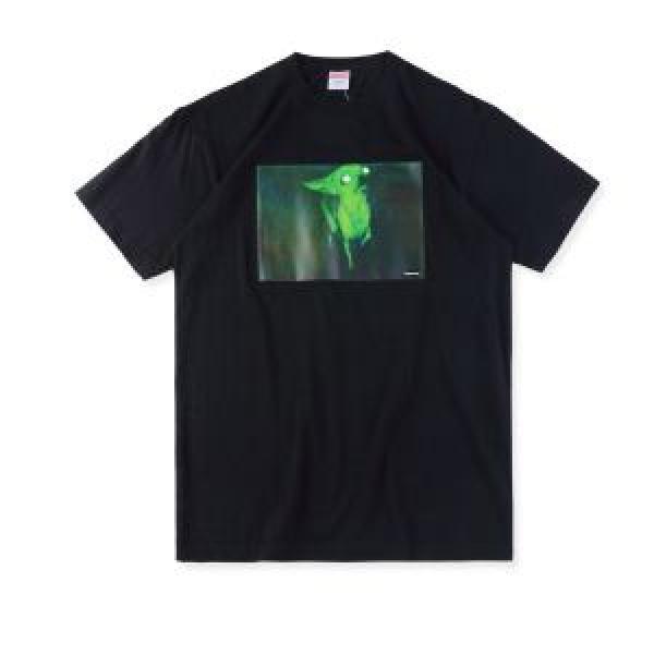 Siêu phổ biến vào mùa thu và mùa đông tối cao tối cao Supreme Sleeve t -shirt 4 Color Supreme 18FW Chris Cickyham Chihuahua tee_ Short Sleeve t -shirt_men's Fashion_ Thương hiệu cửa hàng đặc biệt thư