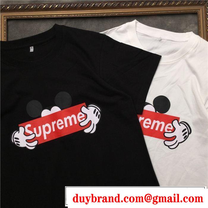 秋季超人気アイテム 絶妙な新商品 海外限定アイテム SUPREME シュプリーム 半袖Tシャツ 2色可選