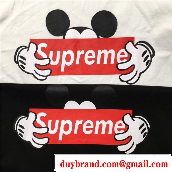 秋季超人気アイテム 絶妙な新商品 海外限定アイテム SUPREME シュプリーム 半袖Tシャツ 2色可選