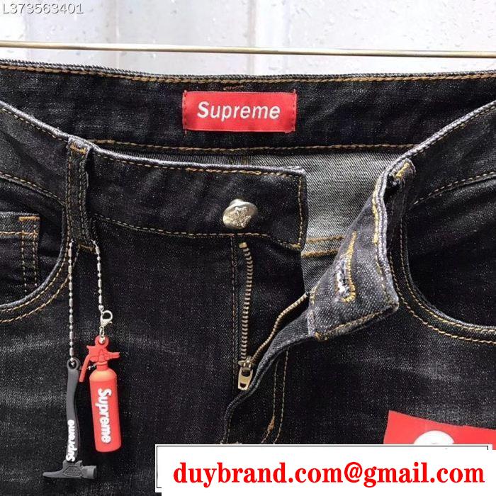 流行の注目ブランド 期間限定セール ファッションの最先端！ SUPREME シュプリーム デニムパンツ