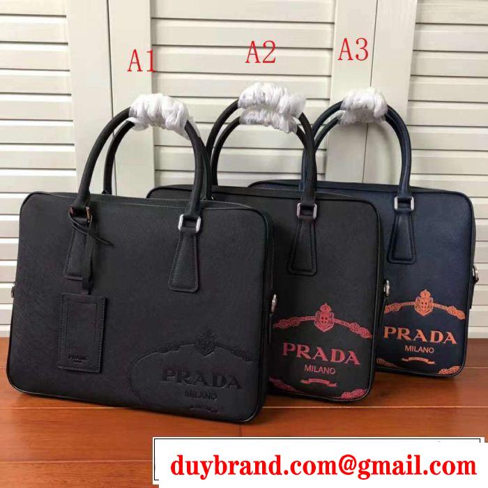 高品質な 手持ち&ショルダー掛け 3色可選 上品でファッション プラダ PRADA 18ＳＳ美品