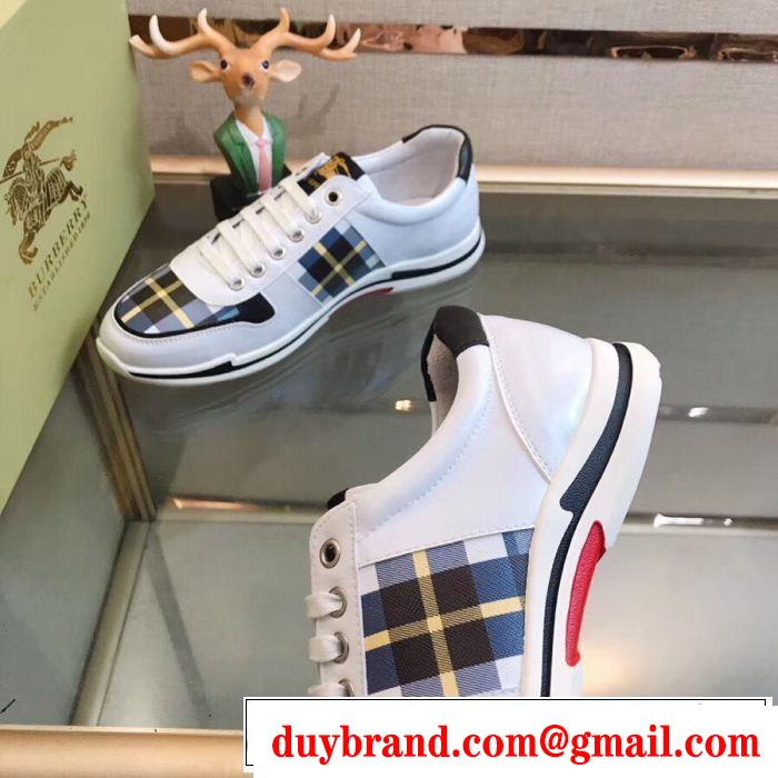 カジュアルシューズ 人気商品最新作 バーバリー大人気発売中 BURBERRY 毎年大人気！2019