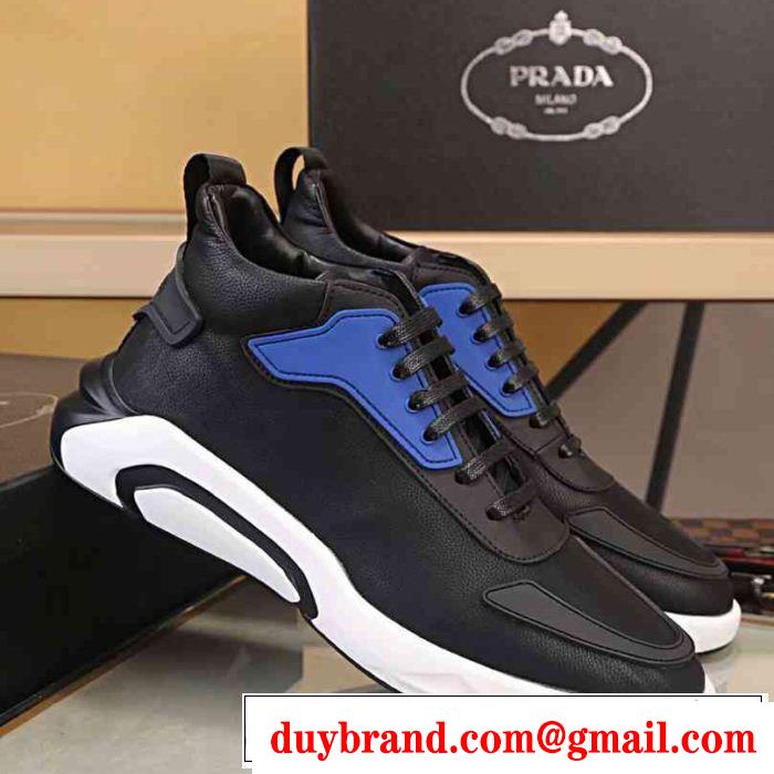 ランニングシューズ 人気限定値段が安い プラダ PRADA 2色可選 冬限定の人気おすすめ