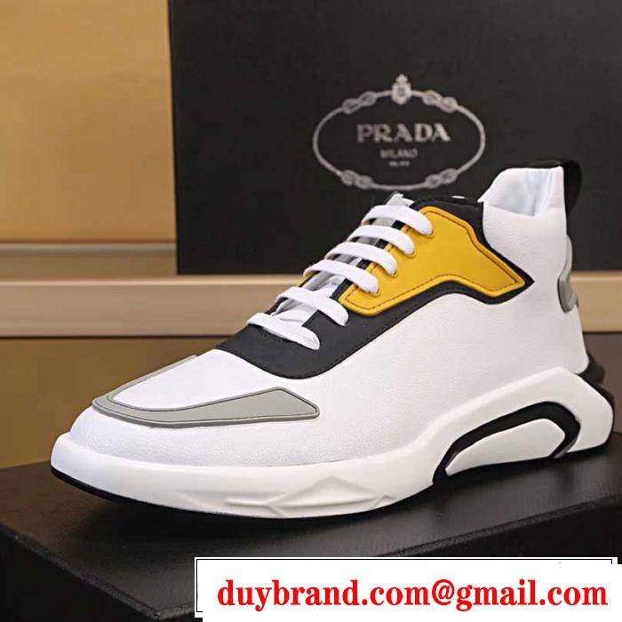 ランニングシューズ 人気限定値段が安い プラダ PRADA 2色可選 冬限定の人気おすすめ