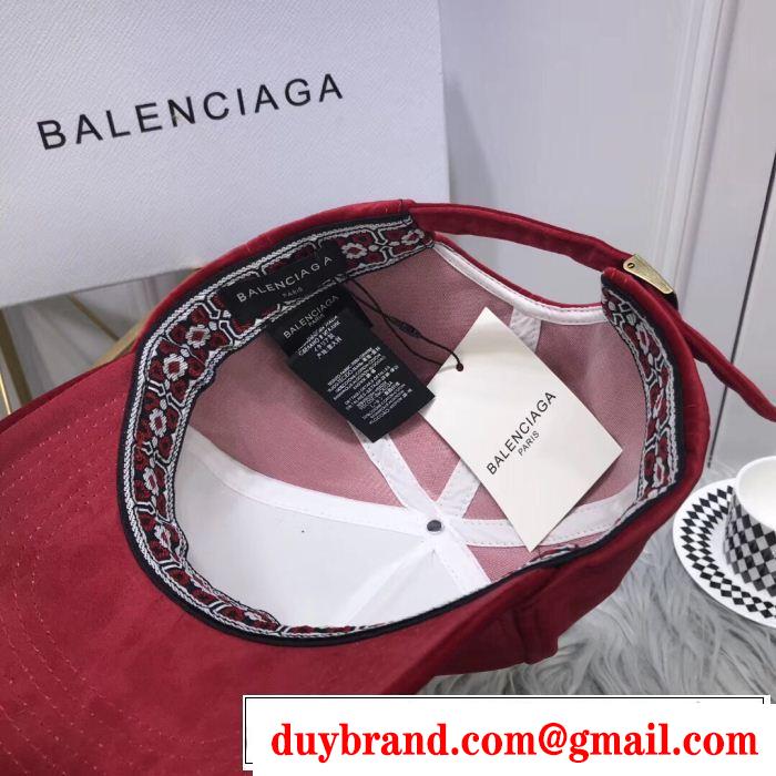 毎日でも使える人気商品 3色可選  キャップ 新しい品質保証バレンシアガ BALENCIAGA 2019年春の新作続々