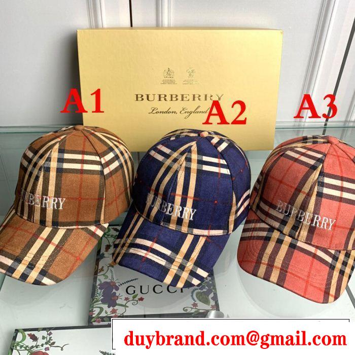  限定的新作入荷 バーバリー BURBERRY 年末年始売切必至 キャップ 3色可選 SALE年末年始限定 